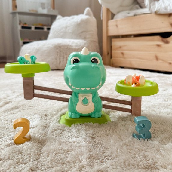 WOOPIE Balanso svarstyklių ir balanso stalo žaidimas Žvejybos Dinozaurų Žuvis Mokslas Skaitmenų skaičiavimo lentelė