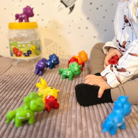 WOOPIE Montessori mokymasis skaičiais spalvomis rinkinys vieta sujungti 