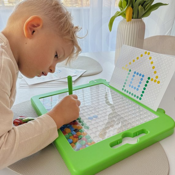 WOOPIE Magnetinė lenta vaikams Montessori MagPad Dinozauras