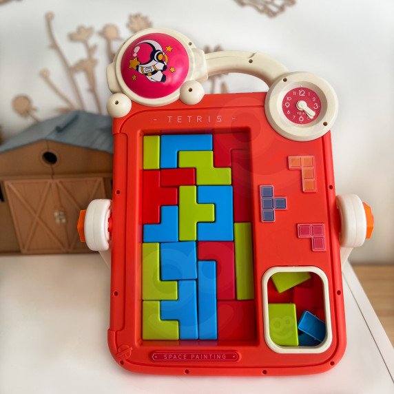 WOOPIE Dvigubai Pusiau Katinė Plokštelė Tetris Žaidimas 2 1 Oranžinė
