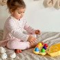 WOOPIE Montessori formų rūšiavimo galvosūkis atitikimas laimingi vištelės kiaušiai 6 vnt.
