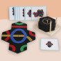 Woopie Puzzle žaidimas Atitikti Spalvų Kelius Šešiakampis Puzzle