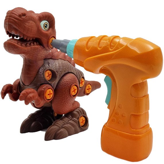 WOOPIE Dinozaurų sukimasis statybos rinkinys + Gręžtuvas 31 vnt.