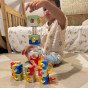 WOOPIE Marmuro trasa kamuoliui Rinkinys Trasa konstrukcijos Blokai 3D