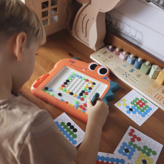 WOOPIE Magnetinė lentelė vaikams Montessori MagPad Dinosauras