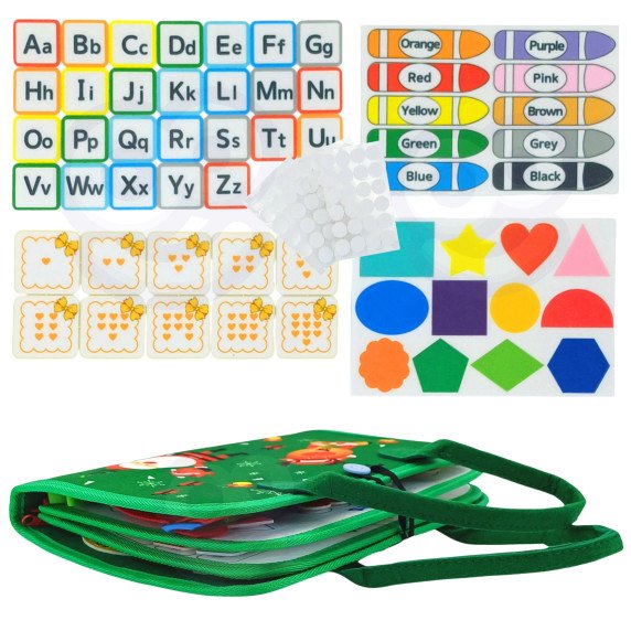 WOOPIE Montessori Edukacinis Kubas Knyga - Kalėdinė Leidimas