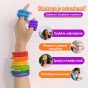 WOOPIE „Anti-Stress“ pojūčių lazdelės rinkinys, 8 įvairių struktūrų