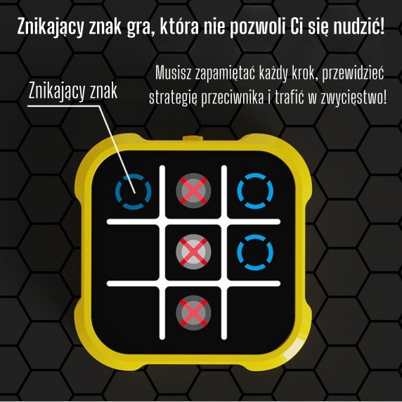 WOOPIE Elektroninė Kryžiukai-Nuliukai Loginė Mokomoji Žaidimų Mašina su 4 Žaidimo Režimais