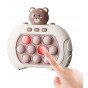 WOOPIE POP IT Interaktyvi anti-streso arkadinė žaisliuko žaisliuko žaidimas su meškiuku