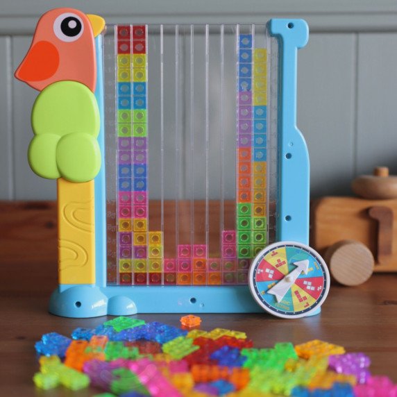 WOOPIE Mokomasis Žaidimas Tetris Spalvoti Blokai