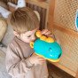 WOOPIE Dart žaidimas šaudymo kamuolių šautuvas Dinozauras Velcro taškai žaidimas