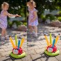 WOOPIE 3-in-1 Arkadinė žaidimų raketa Lėkimo virvė Mėtymas į taikinį Nykštukas