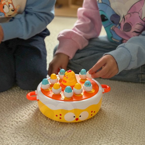 WOOPIE 4-in-1 Katapultų vištų žvejybos arkadinė žaidimų salė.