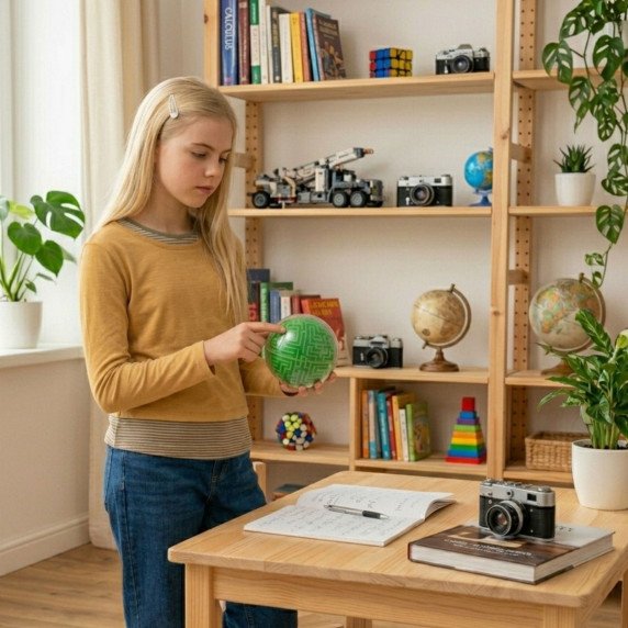 WOOPIE Žalia Riedulio 3D Labirintas Arkadinė Žaidimų Aikštė Stebuklas Kamuolys