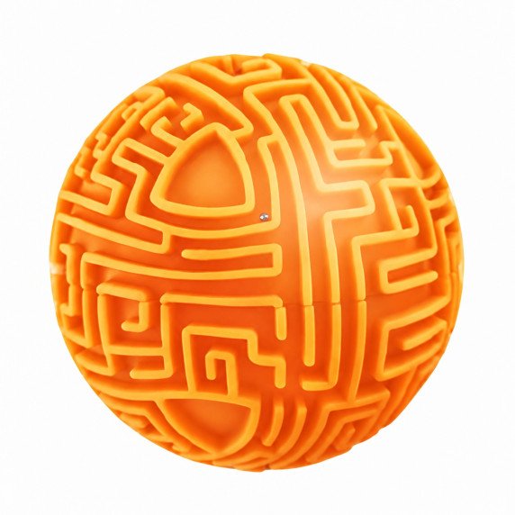 WOOPIE Oranžinis kamuolys 3D labirinto arkadinis žaidimas Labyrinth Puzzle