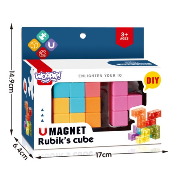 WOOPIE Magnetinis Tetris Kubo galvosūkis.