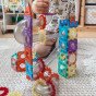 WOOPIE Magnetinės Konstrukcijų Blokėlių 3D Mokomasis Rinkinys Kambarių Traukinys 126 vnt.