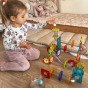 WOOPIE Magnetinės Konstrukcijų Blokai 3D Mokomasis Rinkinys Kamuolių Trajektorija 113 vnt.