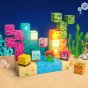 Woopie magnetiniai kubai 63 vnt. Montesorio vandenyno galvosūkis 3D žaidimas
