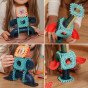 WOOPIE Magnetiniai Konstravimo Blokai 3D Švietimo Rinkinys Kamuolių Takelio 68 vnt.
