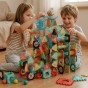WOOPIE 3D Konstrukcijų Blokai Mokomasis Rinkinys Kamieninis Takelis 228vnt.