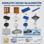 WOOPIE DIY policijos stoties plytelių rinkinys 186 vnt.