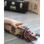WOOPIE Dinozaurų sunkvežimis su paleidėju ir automobiliais 15 vnt.