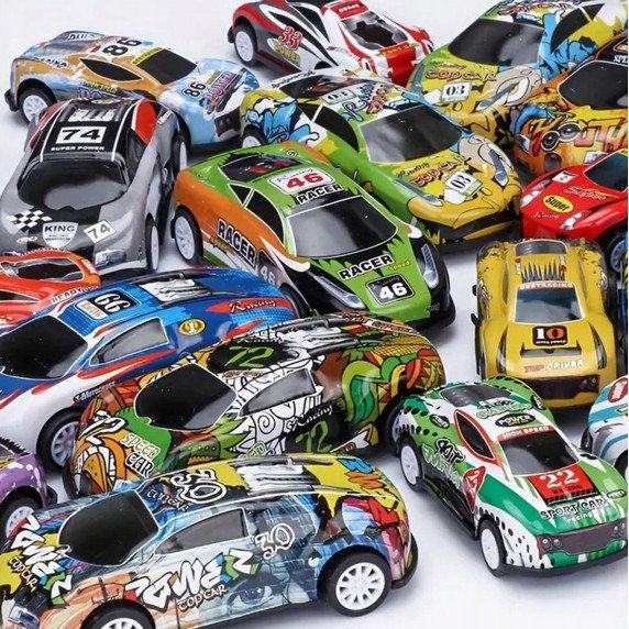 WOOPIE lenktyninis automobilis Rinkinys 30 vnt + Kilimas