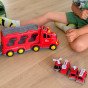 WOOPIE kelio vilkikas su 5 automobilių rinkinys - Gaisrinė.