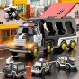 WOOPIE kelių remonto sunkvežimio rinkinys iš 5 automobilių - policija