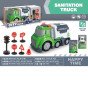 WOOPIE CITY TRUCK Šiukšlių konteinerio automobilis su garso ir šviesos efektais