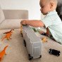 WOOPIE Transporto priemonė su sunkvežimiu 2 1 Dinozaurų rinkinys + modelis.