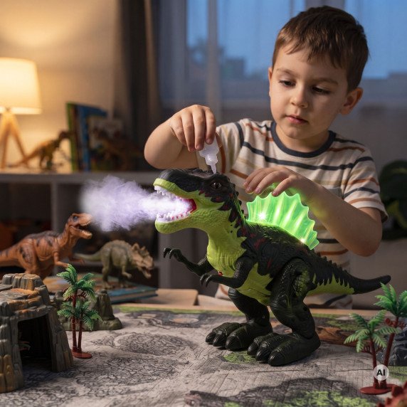 WOOPIE Vaikščiojantis Tiranozauras Rexas Dinozauras Su Šviesos Ir Garso Efektais