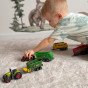 WOOPIE mini ūkininko rinkinys su traktoriais ir priekabomis