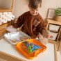 WOOPIE Kinetic Smėlis 1 kg Smėlio dėžės statybos rinkinys lagamine