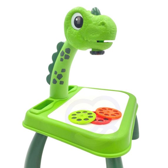 WOOPIE Piešimo lentelė Dinosaurų projektoriaus rinkinys + markeriai