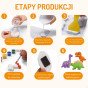 WOOPIE DIY tapybos rinkinys: Pasidarykite gipso liejamų figūrėlių ir juos nudažykite - dinozaurų rinkinys