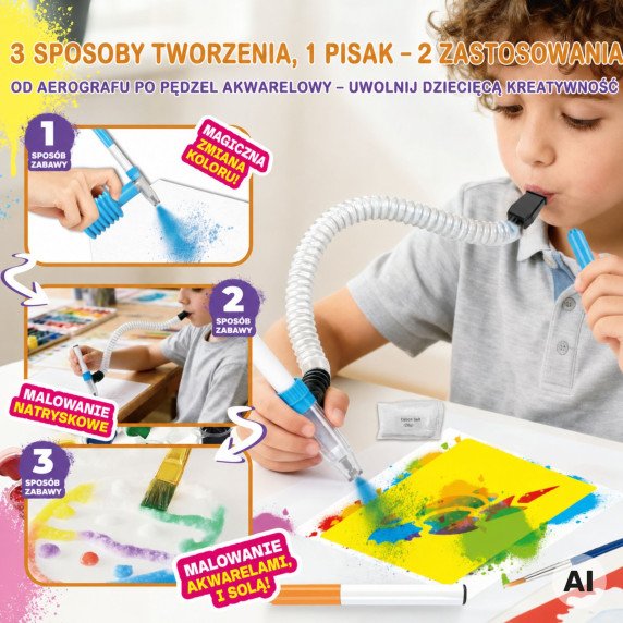 WOOPIE Kūrybinis Tapybos ir Rankdarbių Rinkinys 3 į 1 42 vnt.