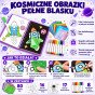 WOOPIE menas Rinkinys Foil Collage Spalvinimo knyga Kosmonautas 121 vnt.