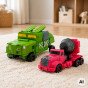 WOOPIE Transformuojantys Robotai 4-in-1 Mušamųjų Automobilių Rinkinys
