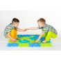 WOOPIE Jutiklinis Kilimėlis Ortopedinis Puzzle 11 Dalys - Mėlyna/Žalia