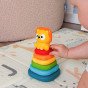 WOOPIE BABY Sensorinis piramidės bokštas PUZZLE Lion 6 mėn. ir vyresniems