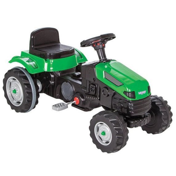 WOOPIE Pėdų Traktoriukas Farmeris GoTrac Traktoriukas Tylios Ratai
