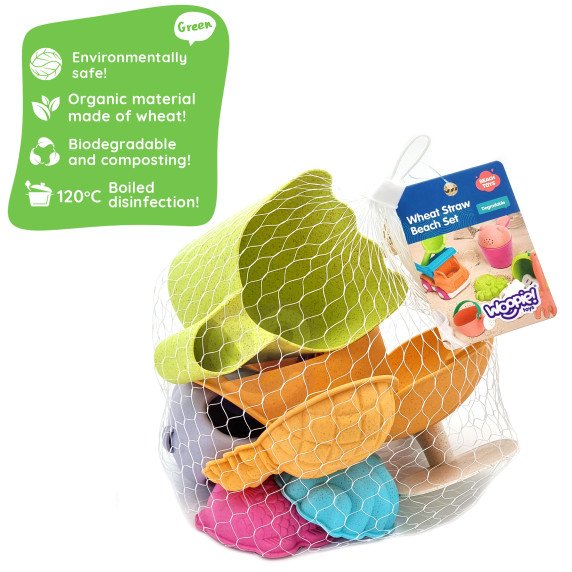 WOOPIE GREEN Nagų smėlio rinkinys 7 vnt. NUOSĖDŽIŲ ORGANINIS MATERIALIZMAS