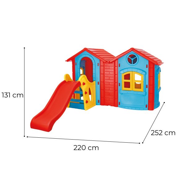 WOOPIE Žaidimo namas su skaidriu 123 cm