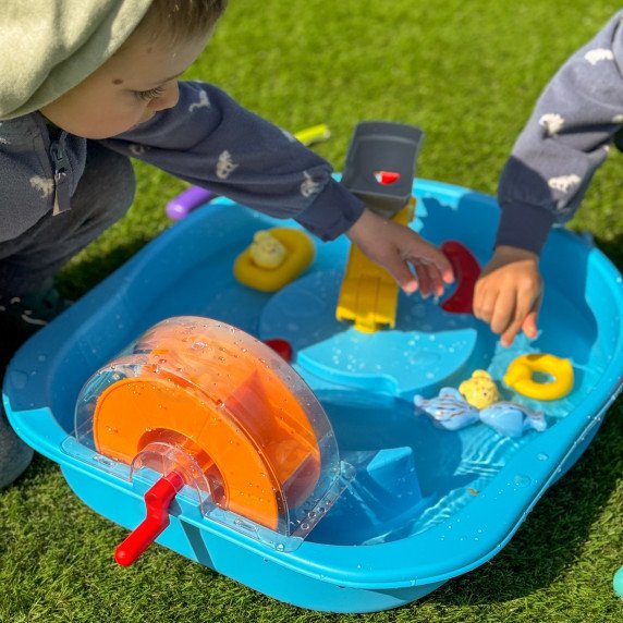 WOOPIE Vandens trasa 2in1 Žvejybos žaidimas 14 vnt.
