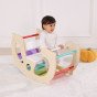 WOOPIE GREEN Medinis Deginukas su Vaivorykštės ir Tiltas 2-ių-1 Montessori FSC