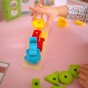 WOOPIE GREEN Montessori galvosūkių piramidės gyvūnai 27 vnt FSC