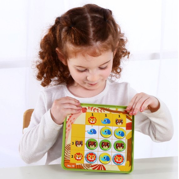 TOOKY TOY Sudokų žaidimas vaikams miško versija