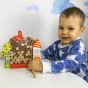 TOOKY TOY Arkadinė žaidimo kritimo vieta Medinis ūkininkas